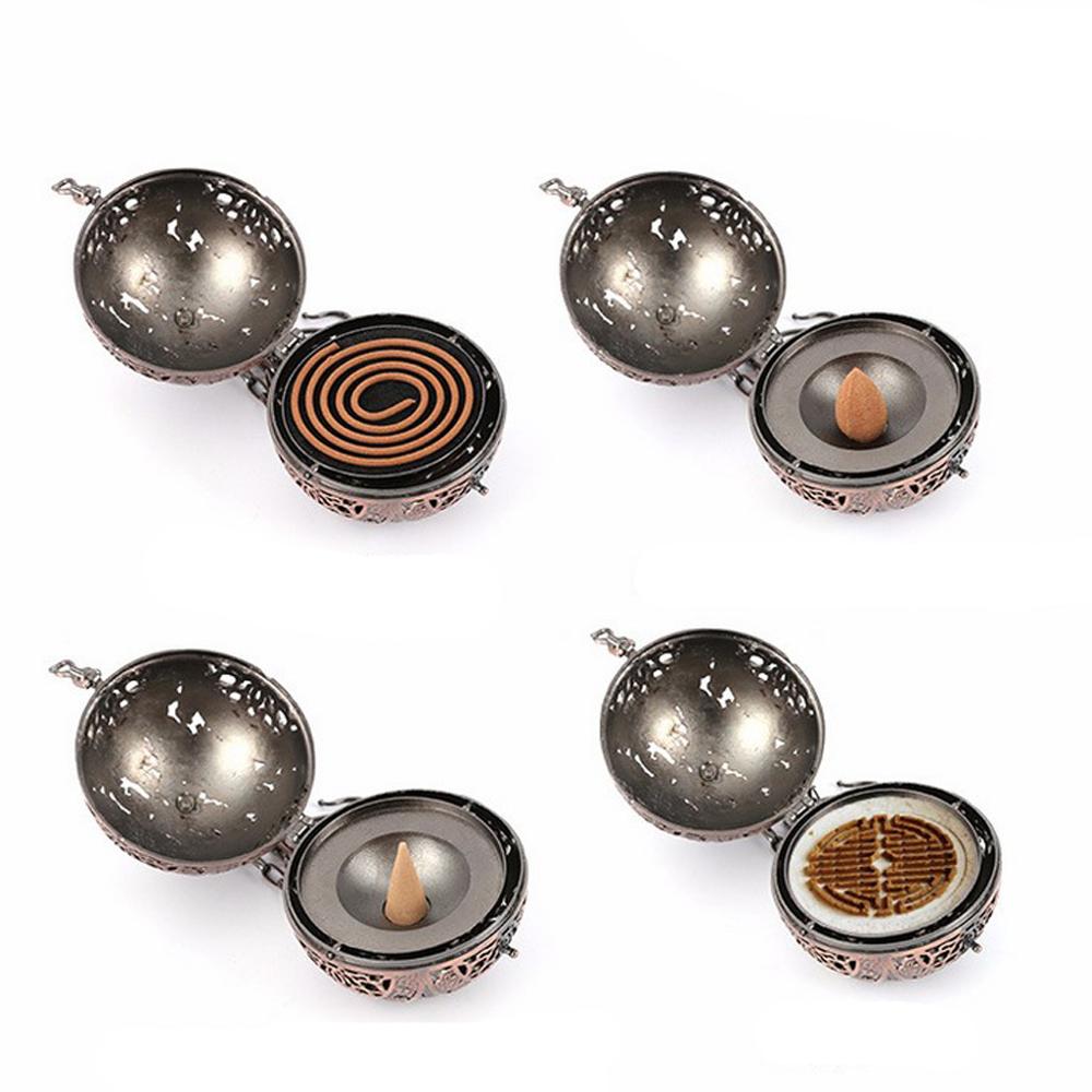 Hanging Ball Incense Coil Burner On Tree