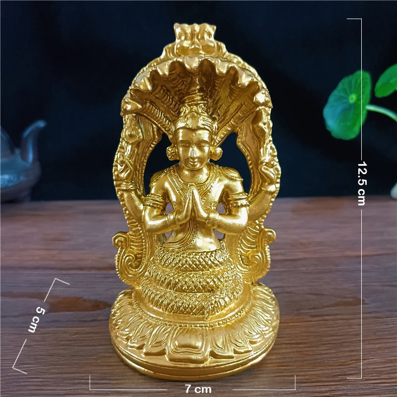 Majestic Vishnu Figurine Sculpture Table Statue