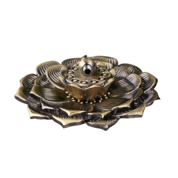 Metal Lotus Incense Stick Holder