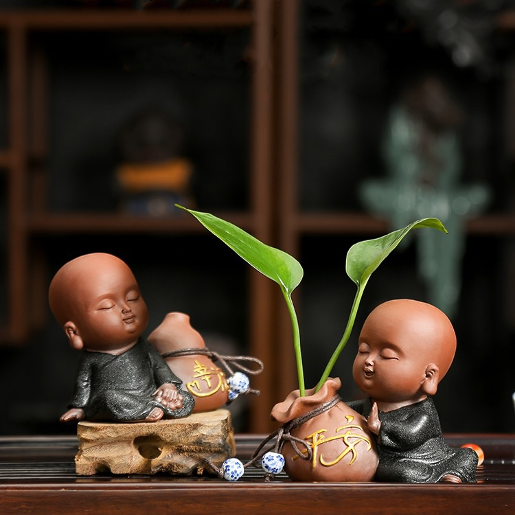 Little Monks with Happiness and Safety Bag