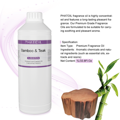 Phatoil 1000ml Perfume Oils for Fragrance With Droppers And Roll-On Bottles