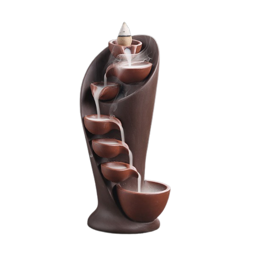 SpaceKeeper Waterfall Backflow Incense Burner