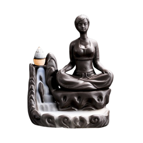 Yoga Meditation Incense Burner Waterfall
