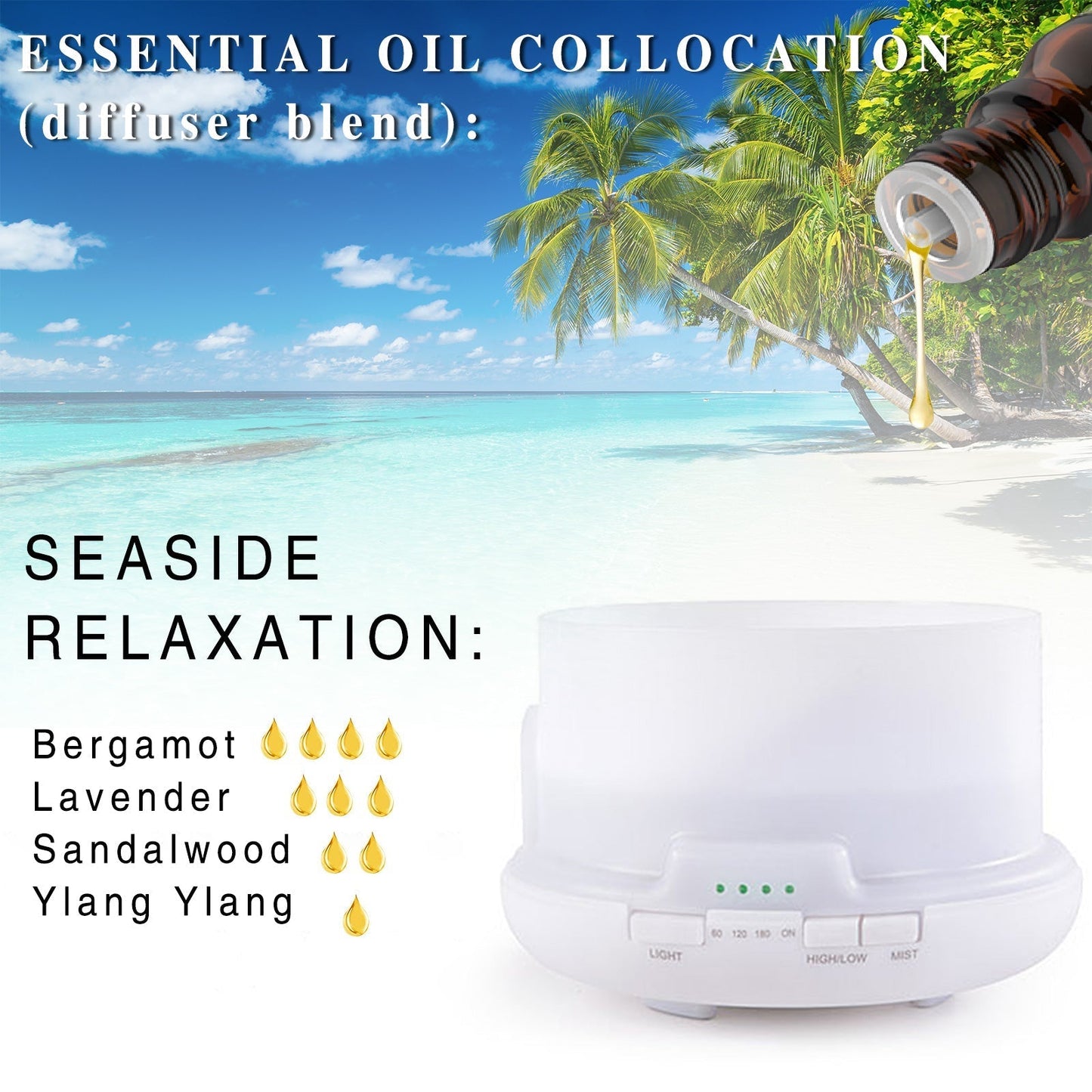 Phatoil Pure Natural Essential Oils Set (10 pcs)