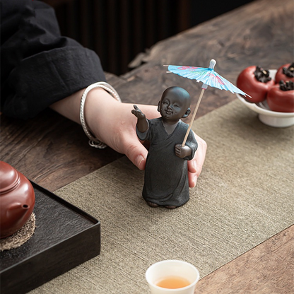 Little Monks with Peaceful Mind