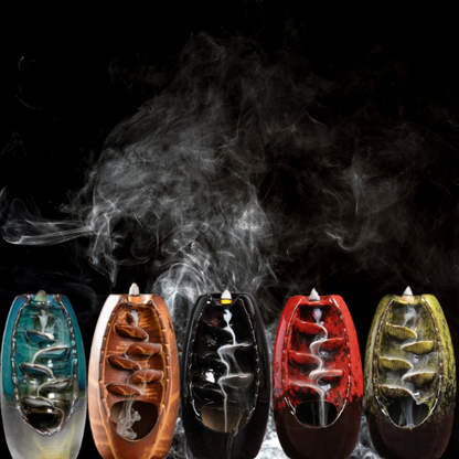 Cascade Waterfall Backflow Incense Burners