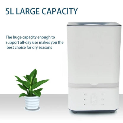 Large Capacity 5L High Life Touch Panel Cool Mist Ultrasonic Humidifier