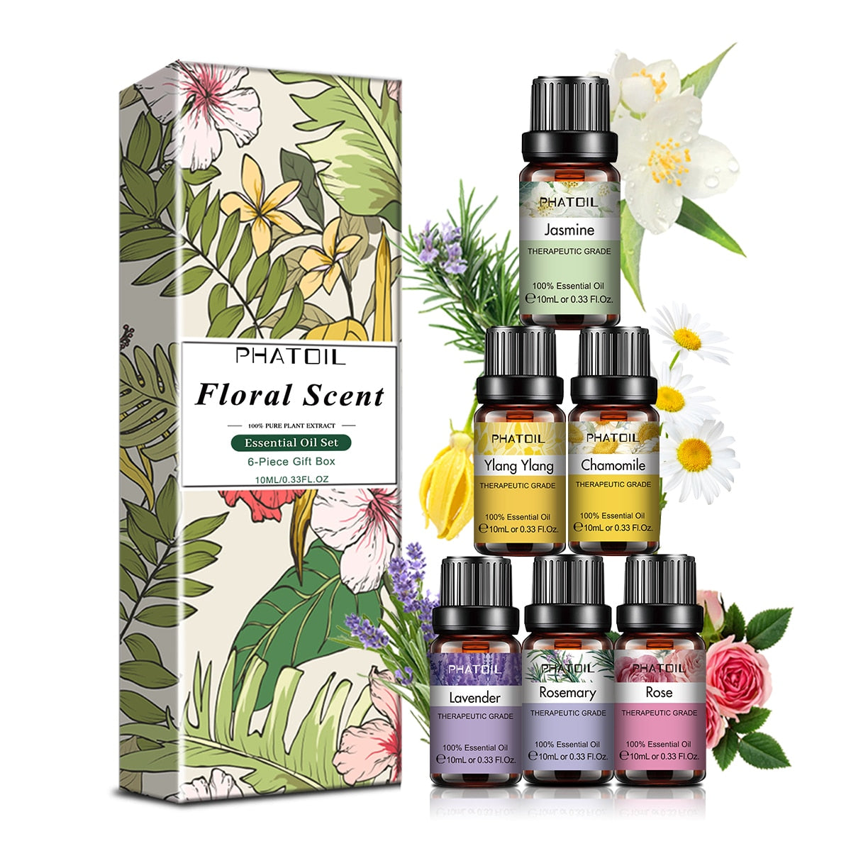 Phatoil Fruit Premium Essential Oil Set For Air Purifying (6pcs)