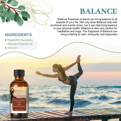 Phatoil 60ml Compound Essential Oil Pure Plant Extract With Dropper