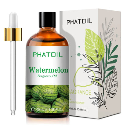 Phatoil 100ml Fruit Perfume Fragrance Oils for Aroma Diffuser With Droppers