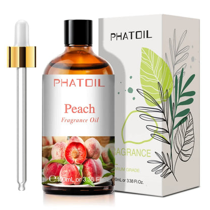Phatoil 100ml Fruit Perfume Fragrance Oils for Aroma Diffuser With Droppers