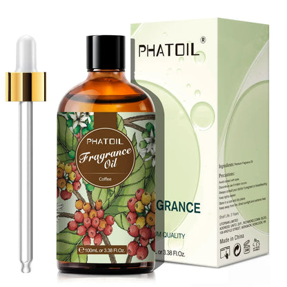Phatoil 100ml Fragrance Oils With Droppers And Roll-On Bottles