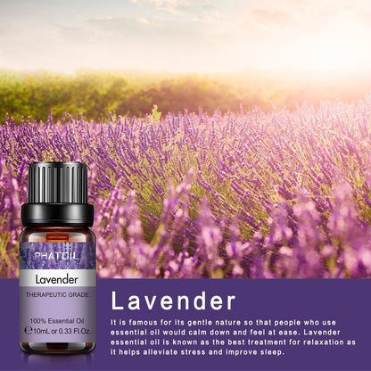 Phatoil Pure Natural Essential Oils Set (10 pcs)