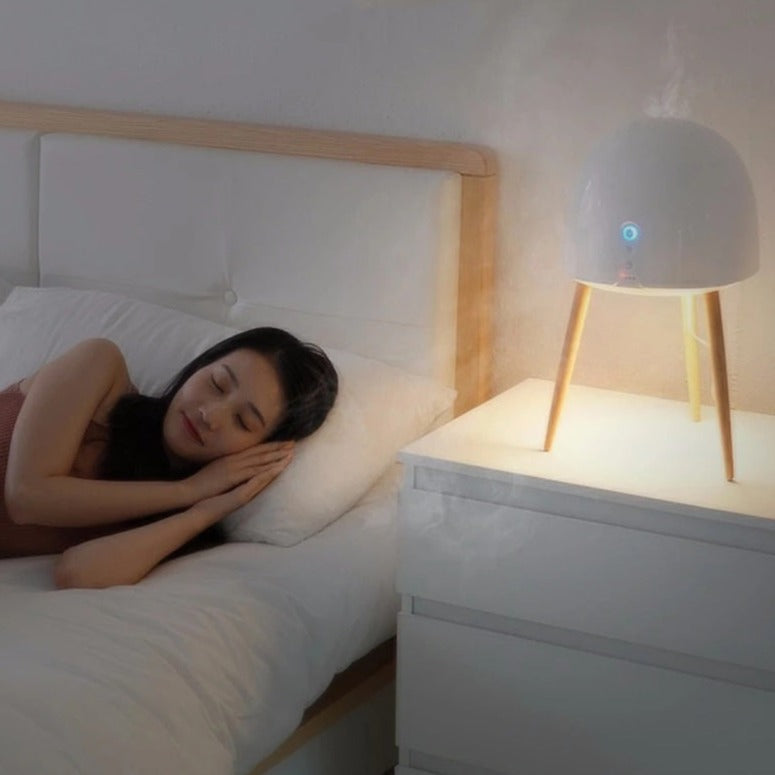 2.5L Large Capacity Ultrasonic Air Humidifier With Wooden Legs