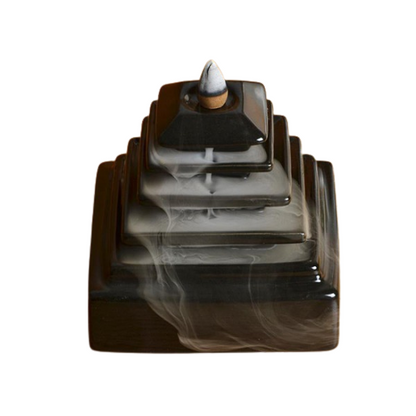 Pyramid Temple Backflow Incense Burner