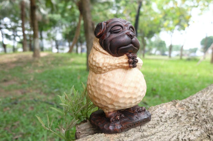 Dark Poly - Yoga Dog Statue | Meditating Dog Statue