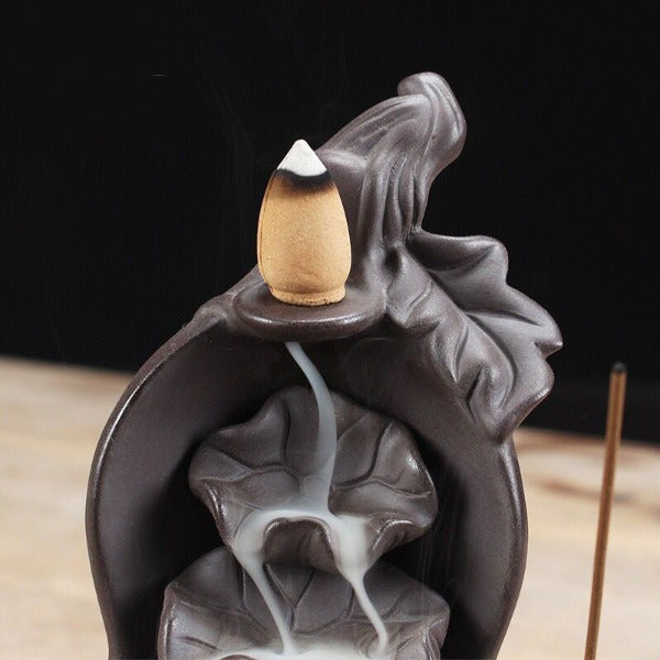 Lotus Cascade Incense Waterfall Backflow Incense Burner