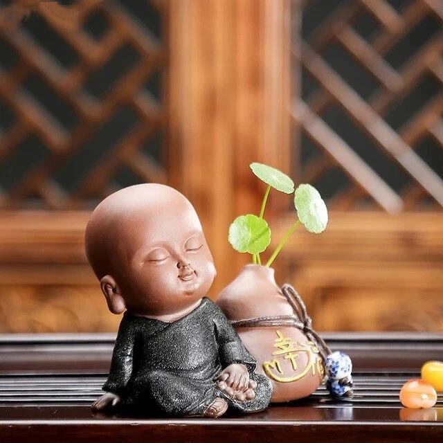 Little Monks with Happiness and Safety Bag