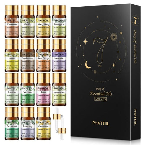 Phatoil Pure Natural Diary Of Calming Essential Oils (15 pcs)